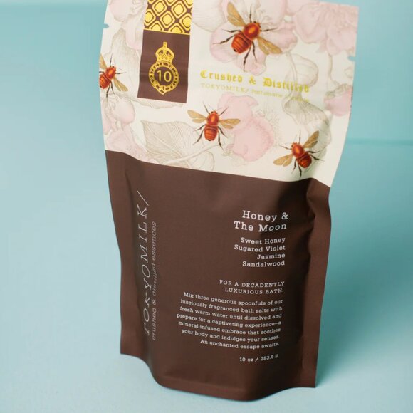 TOKYOMILK HONEY & THE MOON INDULGENT BATH SOAK & HANDCREME SET - Picture 4 of 5